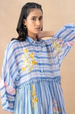 Vineet Rahul Alvirah Bougainville Drop Shoulder Dress -Inca Sales Store 17823vr35 4