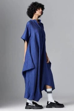 Chola Navy Deconstructed Linen Jumpsuit -Inca Sales Store 179cj3 3