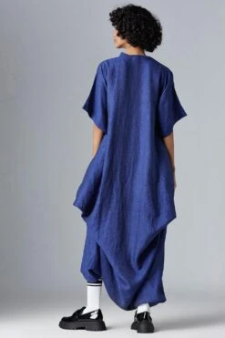Chola Navy Deconstructed Linen Jumpsuit -Inca Sales Store 179cj3 4