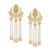 Maisara Kundan Peach Earrings