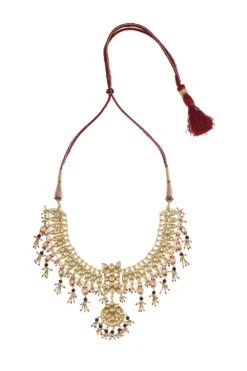 Maisara Gold Jadau Necklace Set