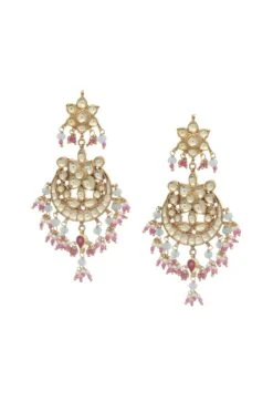 Maisara Blue Jadau Earrings