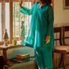 OhFab Aqua Sawan Pachranga Silk Kurta 2 OhFab Aqua Sawan Pachranga Silk Kurta -Inca Sales Store 1802ohm01 1