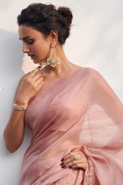 Aulerth Loren Ring In Dusty Pink Hue By Suneet Varma