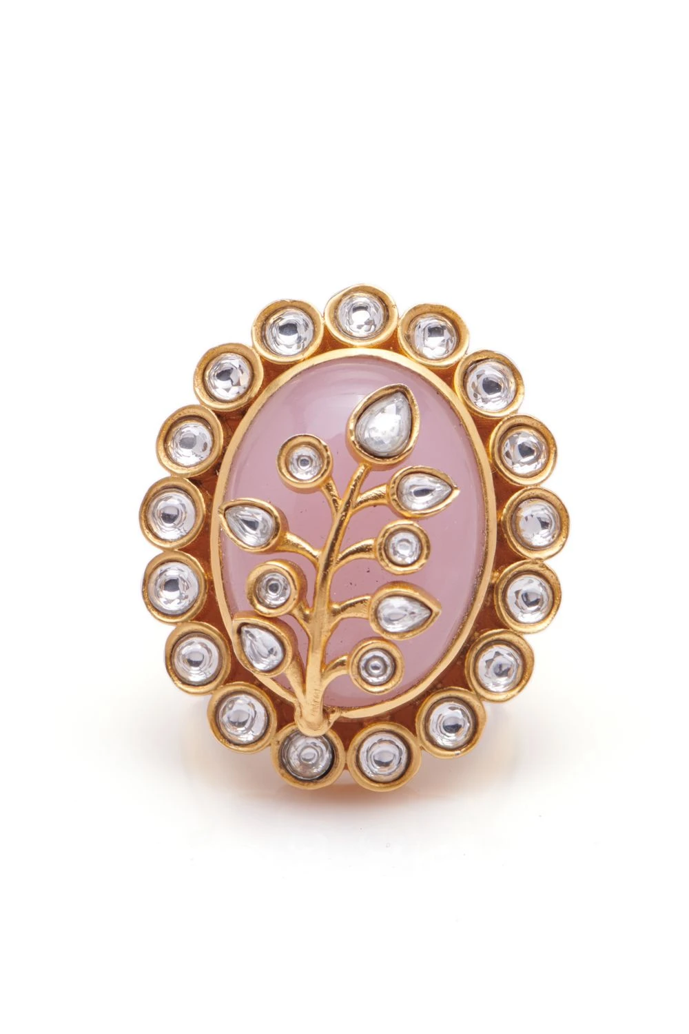 Aulerth Loren Ring In Dusty Pink Hue By Suneet Varma 4 Aulerth Loren Ring In Dusty Pink Hue By Suneet Varma - Image 2