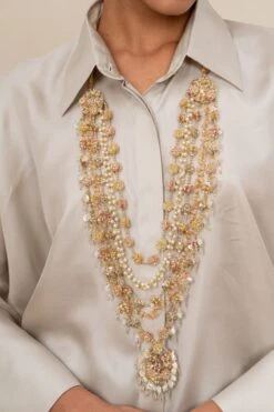 Fooljhadi Multi Layer Hand Embellished Floral Necklace -Inca Sales Store 180523fj01 3