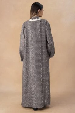 Divyam Mehta Grey Block Printed Cape Set -Inca Sales Store 180723dm27 5