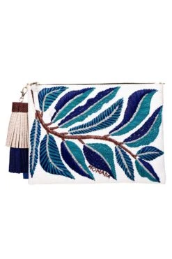 Nomada White Leaf Zipper