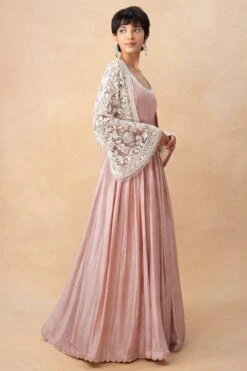 Ridhi Mehra Pink Embellished Anarkali Set 9 Ridhi Mehra Pink Embellished Anarkali Set -Inca Sales Store 181023rm6 3