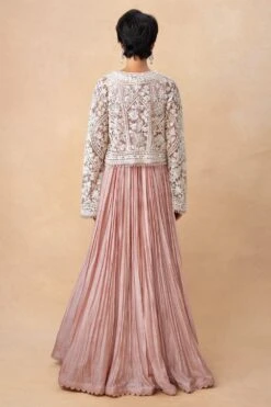 Ridhi Mehra Pink Embellished Anarkali Set 11 Ridhi Mehra Pink Embellished Anarkali Set -Inca Sales Store 181023rm6 5