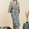 SVA Safar Blue Noor Embellished Jacket Sari Set -Inca Sales Store 181123sva100 1