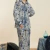 SVA Safar Blue Jaal Print Oversized Co-ord Set -Inca Sales Store 181123sva68 1