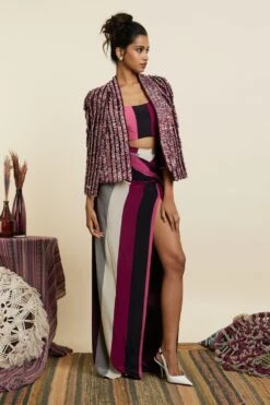 SVA Textured Noor Jacket Set -Inca Sales Store 181123sva69 3