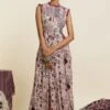 SVA Safar Merlot Jaal Print Patchwork Jumpsuit 2 SVA Safar Merlot Jaal Print Patchwork Jumpsuit -Inca Sales Store 181123sva71 1