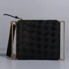 Tann-ed Timeless Black Woven Leather Sleeve Clutch -Inca Sales Store 181223td15 1