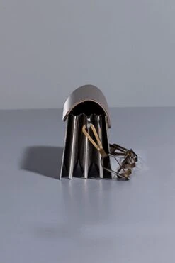 Tann-ed Futuristic Silver Leather Mini Evening Clutch -Inca Sales Store 181223td19 3