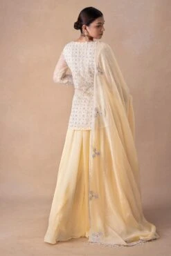 Ahilian Yellow Floral Kurta-sharara Set -Inca Sales Store 18124an18 5