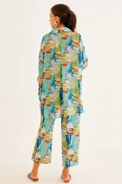 NORN Brushstroke Printed Classic Shirt -Inca Sales Store 1823nn35 4