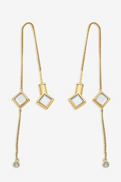 Isharya Ayaana Diamond NeedleThread Earrings -Inca Sales Store 18723iya17 3