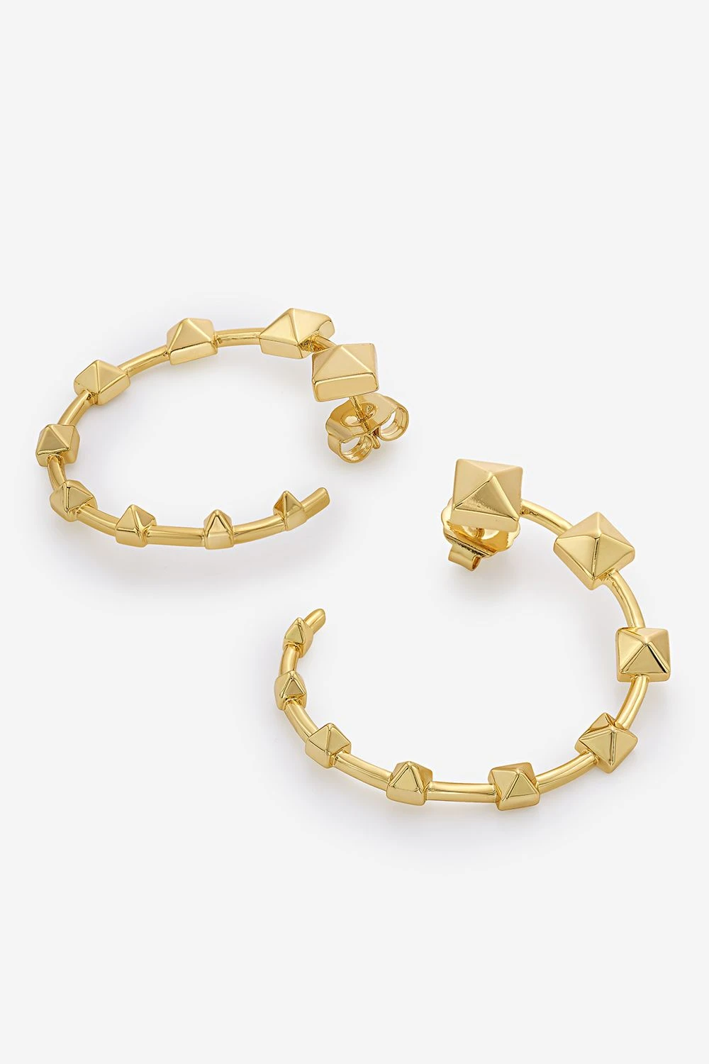 Isharya Pyramid Stud Earrings 5 Isharya Pyramid Stud Earrings - Image 3