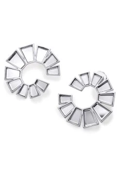 Isharya Bombay Deco Mirror Stud Earrings -Inca Sales Store 18723iya30 3