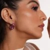 Isharya Pink Mirror Hoops