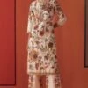 Chandrima Ivory Floral Threadwork Kurta