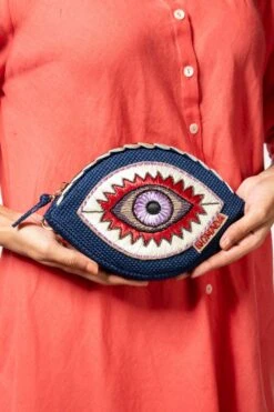 Nomada Navy Blue Evil Eye Bag -Inca Sales Store 1910nom6 3