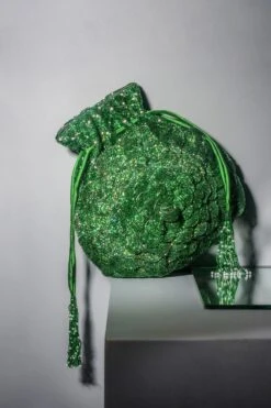 Doux Amour Bella Green Potli