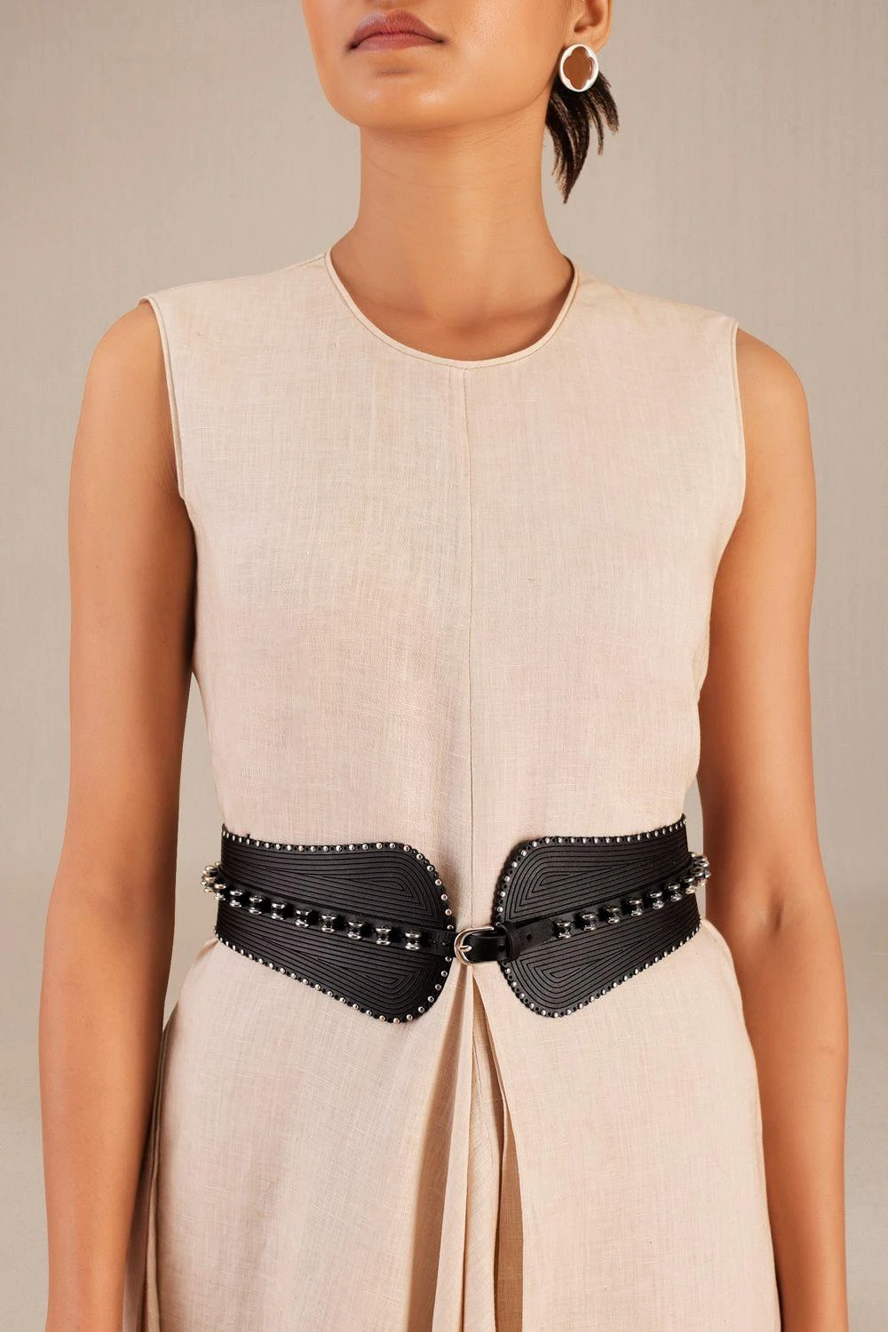 AMPM Accessories Faye Classic Black Leather Belt 3 AMPM Accessories Faye Classic Black Leather Belt