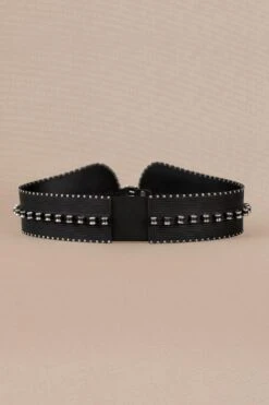 AMPM Accessories Faye Classic Black Leather Belt 7 AMPM Accessories Faye Classic Black Leather Belt -Inca Sales Store 191223ampm17 3