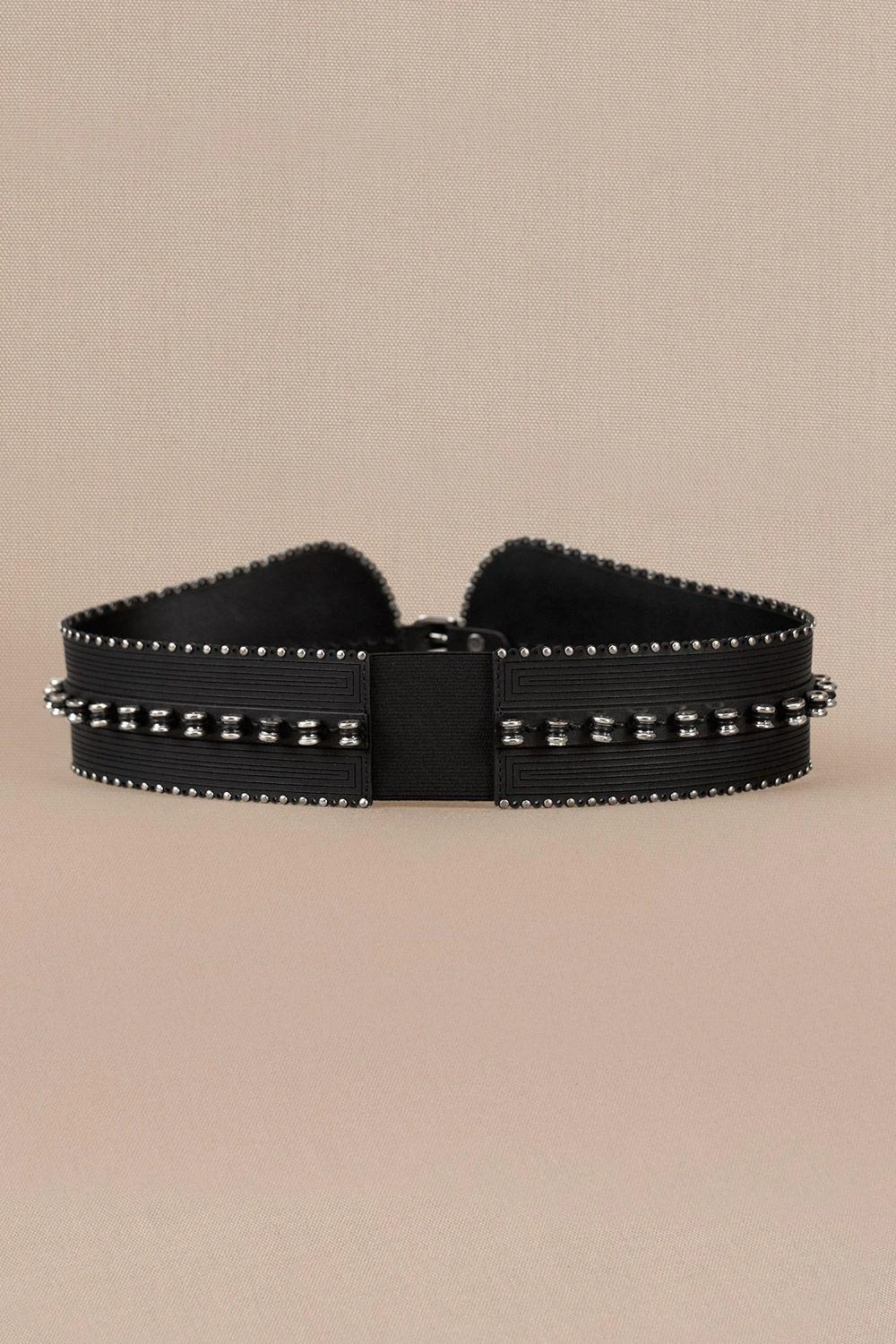 AMPM Accessories Faye Classic Black Leather Belt 5 AMPM Accessories Faye Classic Black Leather Belt - Image 3