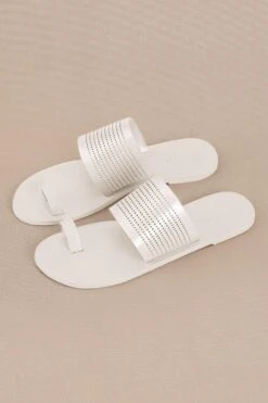 AMPM Accessories Lesha Pristine White Slip-On Flats -Inca Sales Store 191223ampm21 3