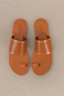 AMPM Accessories Lesha Sandy Brown Slip-On Flats -Inca Sales Store 191223ampm22 3