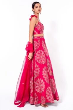 Bhumika Sharma Pink Embroidered Lehenga Set -Inca Sales Store 1912bs02 3