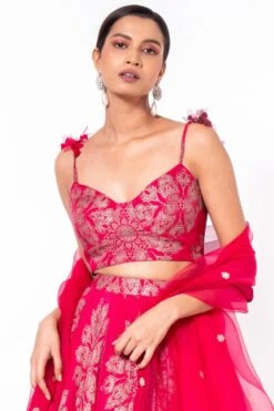 Bhumika Sharma Pink Embroidered Lehenga Set -Inca Sales Store 1912bs02 4