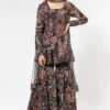 Aisha Rao Black Printed Sharara Set