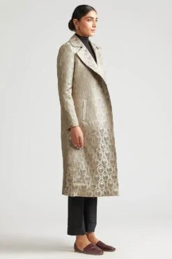 Kshitij Jalori Tangier Shadow Grey Jacket & Pant Set -Inca Sales Store 19202 18101g 3