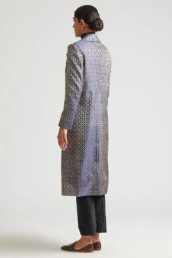 Kshitij Jalori Tahiti Sapphire Trench Jacket -Inca Sales Store 19202 d 4