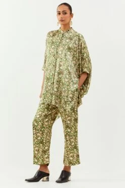 Inca Green Terrazzo Pants