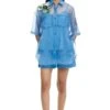 Kanika Goyal Label Talia Embellished Organza Shirt