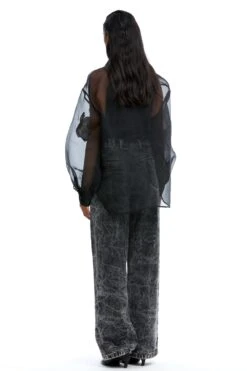 Kanika Goyal Label Clover Scatter Embellished Organza Shirt -Inca Sales Store 1923kgl12 4