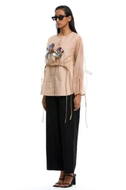 Kanika Goyal Label Ayla Hand Embellished Shirt 8 Kanika Goyal Label Ayla Hand Embellished Shirt -Inca Sales Store 1923kgl13 3