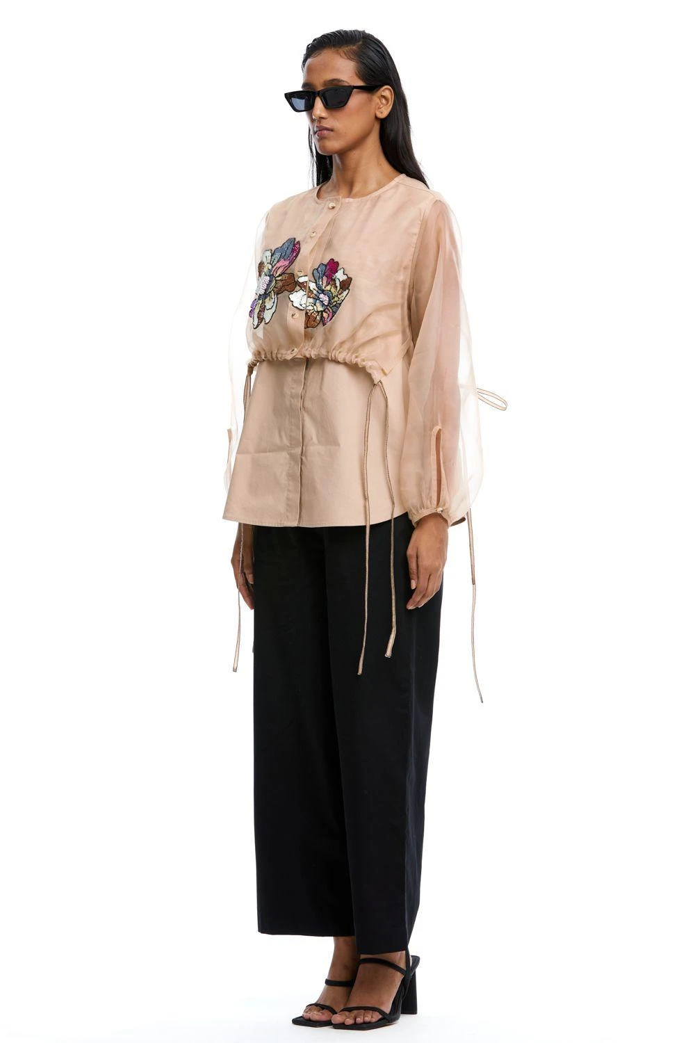 Kanika Goyal Label Ayla Hand Embellished Shirt 5 Kanika Goyal Label Ayla Hand Embellished Shirt - Image 3