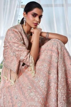 Devika Bhayana Pink Anarkali Set With Short Jacket -Inca Sales Store 193db7 3