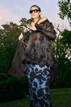 REIK Blue & Black Floral Jacket Set -Inca Sales Store 19623reik6 2