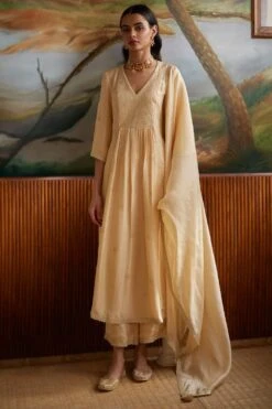 Punit Balana Buttercup Resham Work Kurta Set