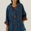 Sunira Designs Blue Handwoven Chanderi Blazer -Inca Sales Store 197sun25 1