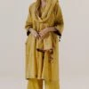 Sunira Designs Yellow Handwoven Chanderi Stole -Inca Sales Store 197sun38 1