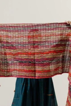 Sunira Designs Multicoloured Handwoven Chanderi Stole -Inca Sales Store 197sun39 4